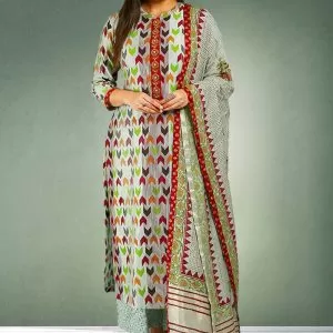 Pista Green Chanderi Silk Kurta Set