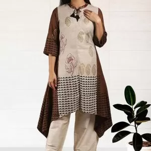 Western Dark Beige Dress